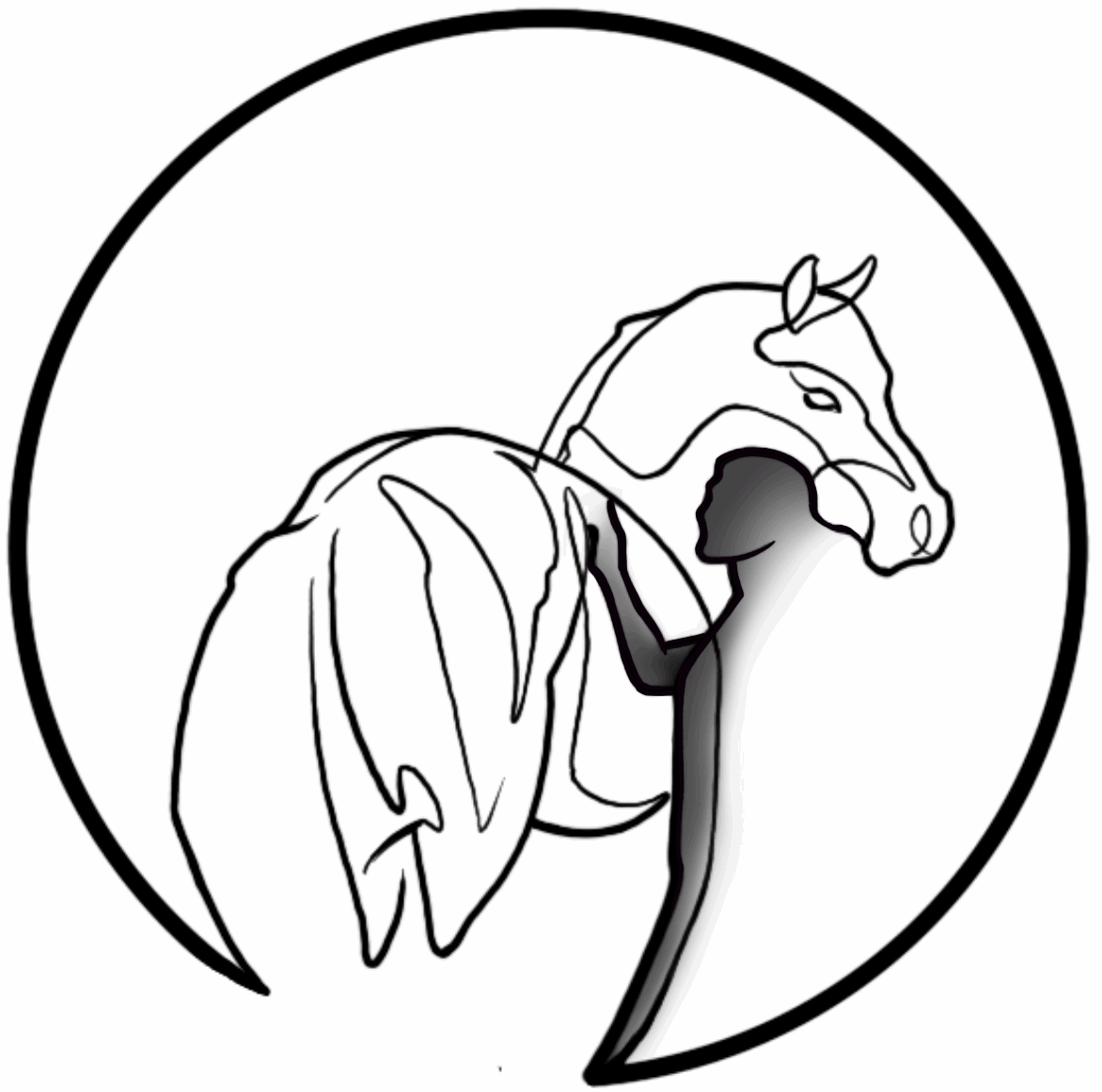 Logo - Ingrid Fasquel - Médiatrice avec les équidés